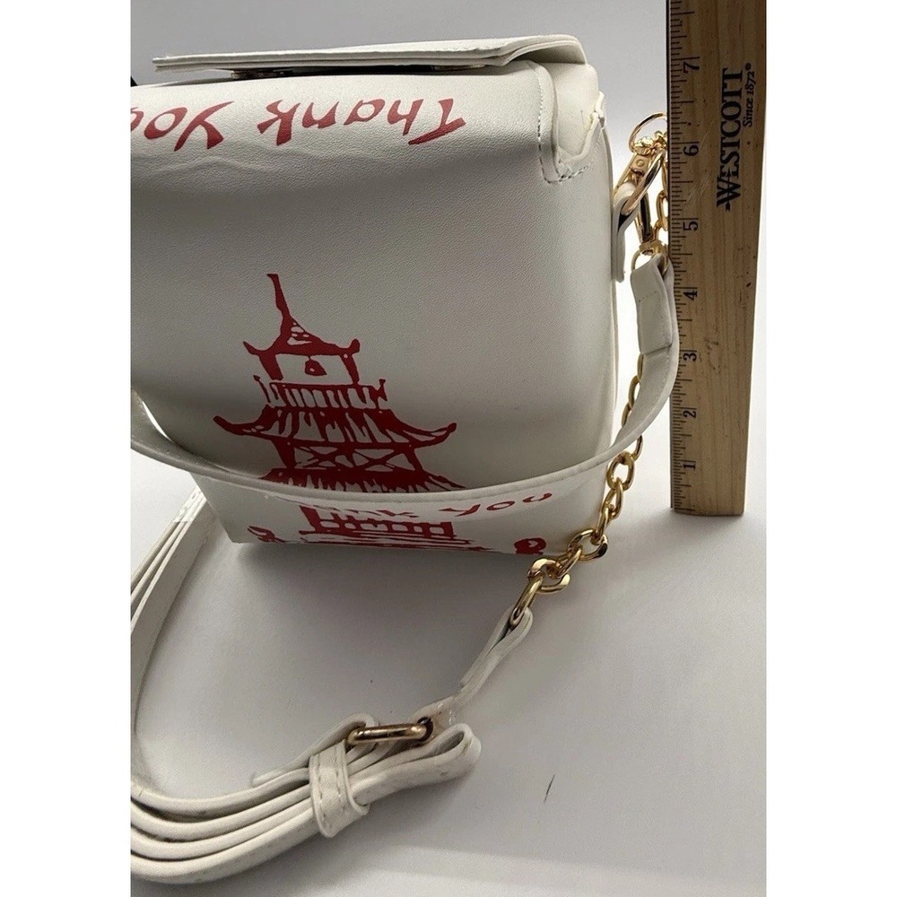 Chinese Take Out Takeout Clutch Thank‎ You BAG Purse Takeout Crossbody Bag - Picture 5 of 13